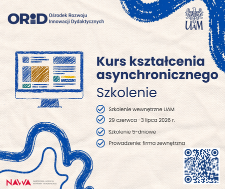 Ogłoszenie o Kursie kształcenia asynchronicznego, 29.06.2026